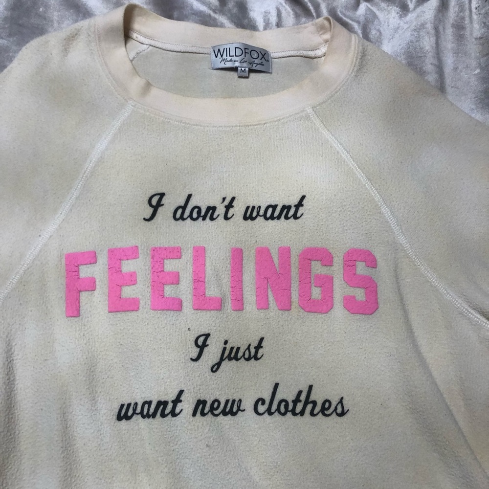 Cozy wildfox sweatshirt size M